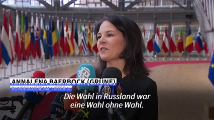 Baerbock: Putins Bestätigung im Amt war "Wahl ohne Wahl"