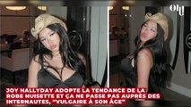 Joy Hallyday adopte la tendance de la robe nuisette et ça ne passe pas auprès des internautes, “vulgaire à son âge”