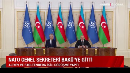 Bakü'de Aliyev-Stoltenberg görüşmesi... Aliyev: Güney Kafkasya'da çok ciddi bir değişim olacak