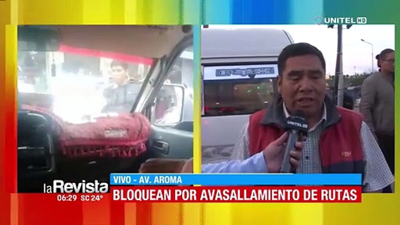 Transportistas instalan bloqueo en Cochabamba denunciando avasallamiento de rutas