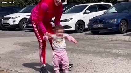 Ana Obregón enseña, orgullosa, los primeros pasos de su nieta Ana Sandra