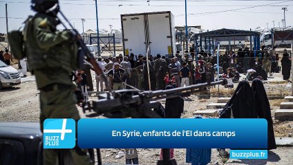 En Syrie, enfants de l'EI dans camps