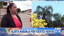 Alerta naranja por fuentes vientos en Santa Cruz