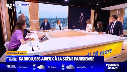 Michel Sardou en concert à La Défense Arena de Paris. Images BFMTV.
