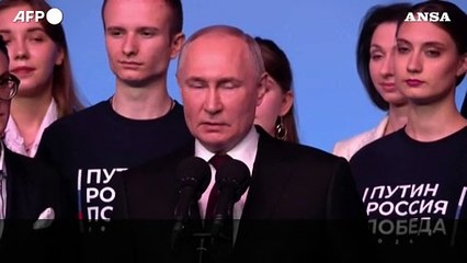 Russia, Putin: "Dall'esito del voto totale fiducia dei cittadini"