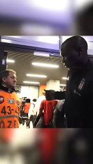 Beşiktaşlı Emir'in hayali gerçek oldu! Aboubakar ile tanıştılar...