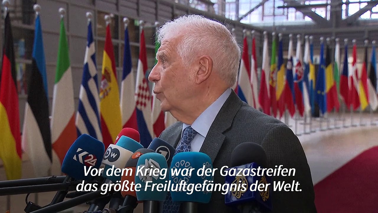 Borrell: 'Der Gazastreifen ist der größte Friedhof der Welt'