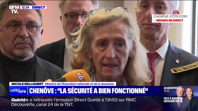 Principale menacée au couteau: selon Nicole Belloubet, les procédures de sécurité ont bien fonctionné