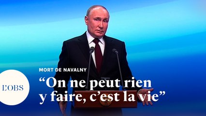 Vladimir Poutine réagit à la mort d'Alexeï Navalny en prison