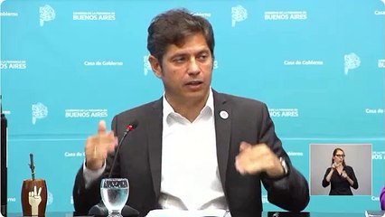 Kicillof anuncia aumento para estatales, jubilados y planes sociales