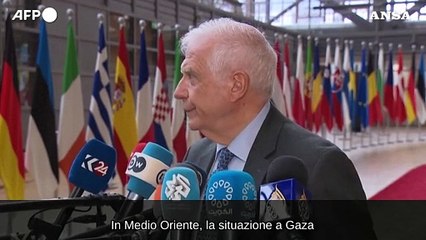 Borrell: "Gaza da prigione a grande cimitero a cielo aperto"