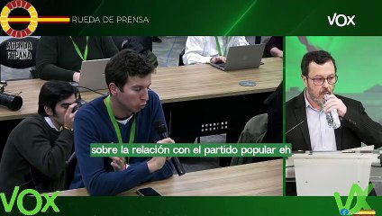 José Antonio Fuster. Portavoz de VOX España. 18.03.2024