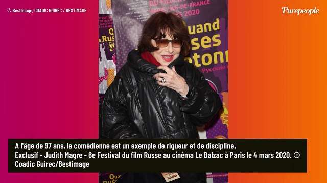 Judith Magre, son astuce pour rester en forme à 97 ans : Il n'y a rien de mieux, c'est bon pour tout !