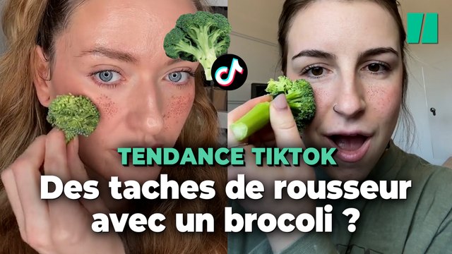 Le brocoli, ce nouvel accessoire pour faire des taches de rousseurs sur TikTok