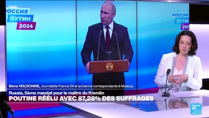 Russie : Poutine réélu avec 87,28% des suffrages