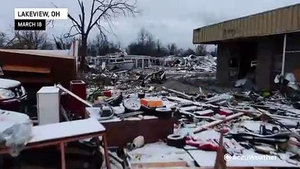 Deadly EF3 tornado rolls through Ohio