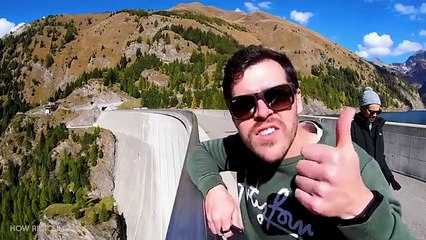 CATCHING EXERCISE BALLS from 165m Dam!