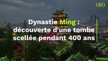 Incroyable découverte : tombe rare de la dynastie Ming scellée depuis 400 ans 🏺