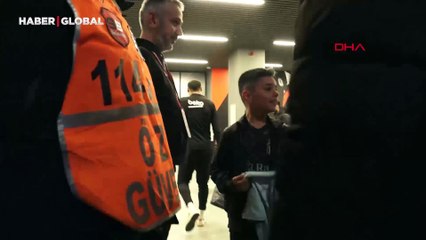 Futbolun gülen yüzü Emir’in hayali gerçek oldu, statta buluştular