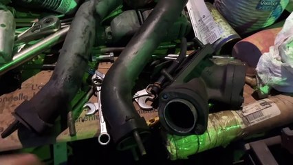 How to install uppipes and turbo on an obs 7.3 Power Stroke