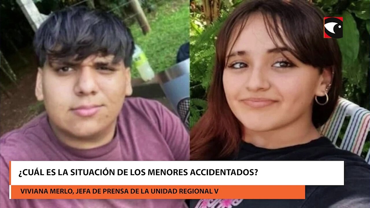 ¿Cuál es la situación de los menores accidentados?