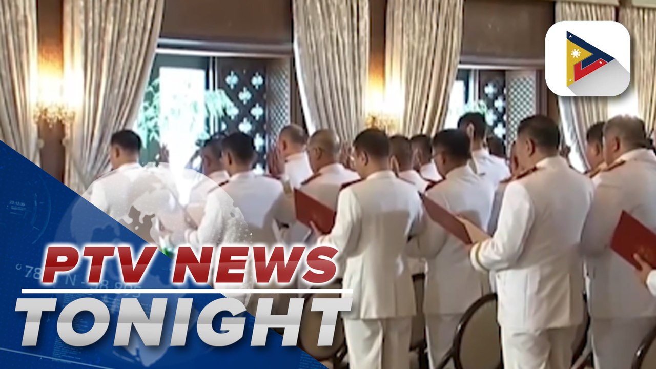 PBBM congratulates newly promoted PNP officials; Promoted PNP officers tasked to carry out work with integrity, innovation