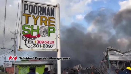 Fire Destroys Tyre Shop 🔥