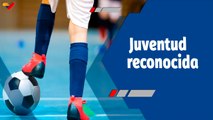 Deportes VTV | Reconocidos 50 jóvenes con Balón de Oro en la Liga Premier de Futsal