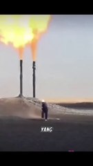 Proses Flaring pada Kilang Minyak #shorts