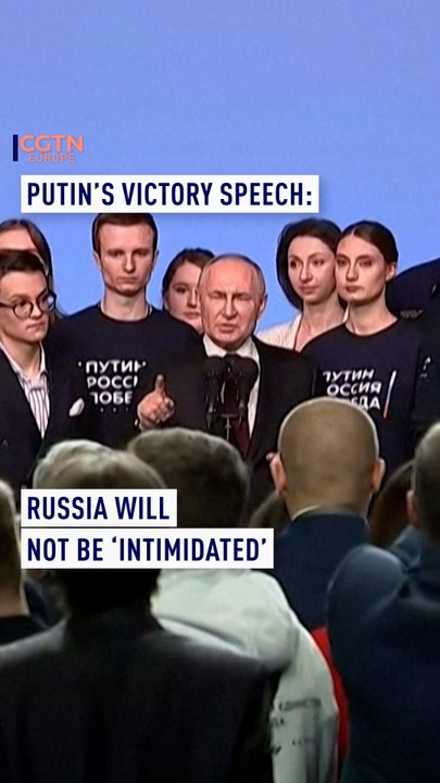 Putin’s victory speech: No one can intimidate or suppress Russia