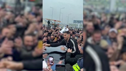 LOCURA con ILIA TOPURIA en su llegada a GEORGIA