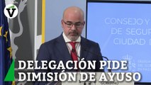 La delegación del Gobierno pide a Ayuso que cese a su jefe de Gabinete y dimita