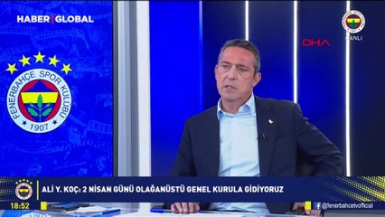 Ali Koç: "Dün gecenin mağduru Fenerbahçe Spor Kulübü'dür!"