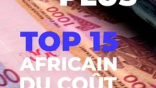 Top 15 African du coût de la vie #short