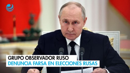 Las elecciones en Rusia fueron una farsa, dice grupo observador ruso