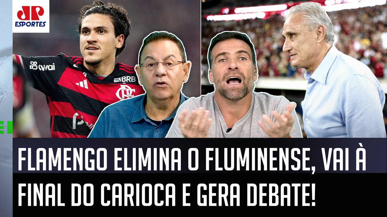 "EU VOU FALAR: pra mim, É GIGANTESCA A CHANCE de o Flamengo do Tite..." OLHA esse BAITA DEBATE!