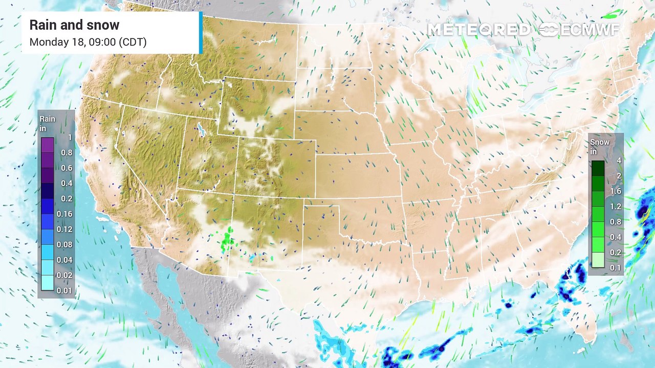 storms begin to develop later in the week