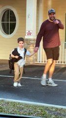 Puppy's First Time Picking Up His Favorite Person From School