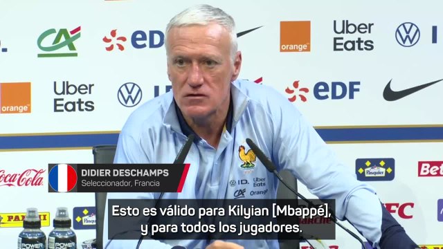 Deschamps: Que juegue o no juegue Mbappé es una decisión de Luis Enrique