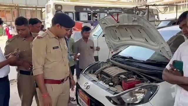 चार पहिया वाहनों पर पूर्व विधायक, जिपं सभापति की नेम प्लेट-हूटर, 3500-3500 रुपए का जुर्माना