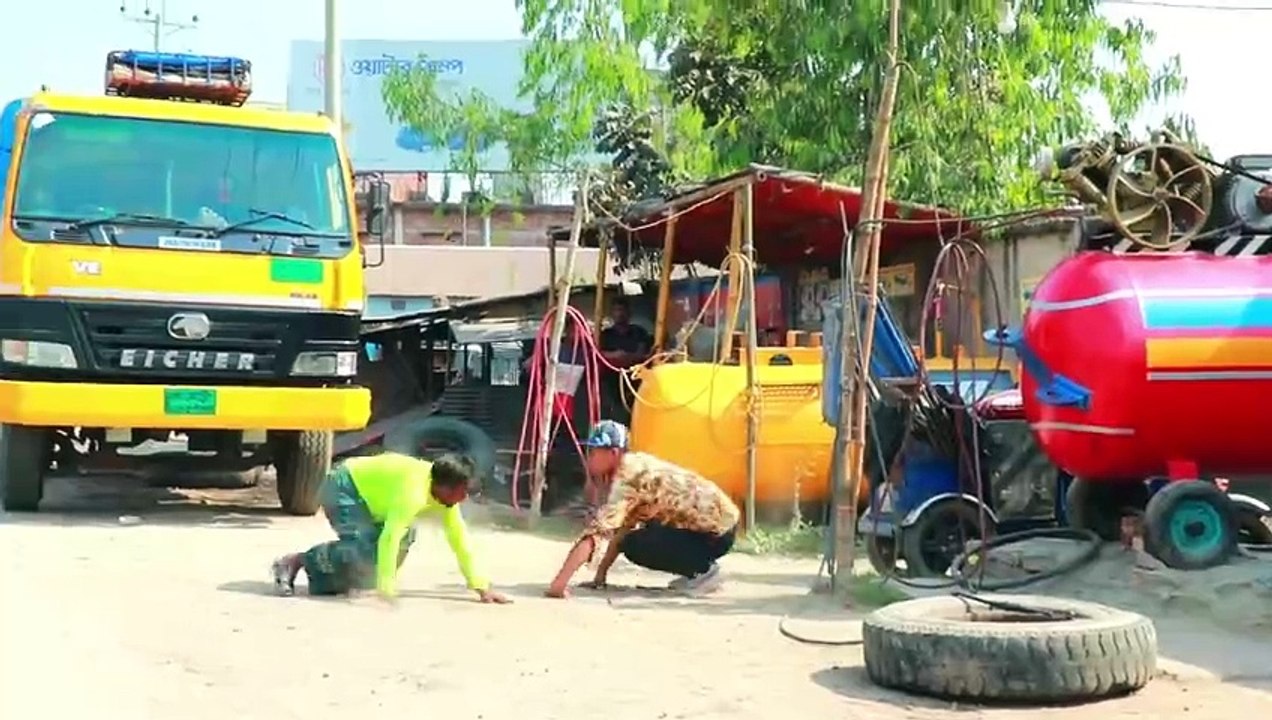 Tyre Blast PRANK with Popping balloons _ Crazy REACTION