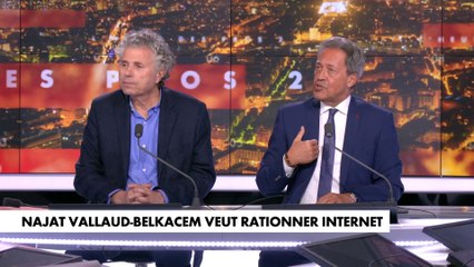 Tải video: Georges Fenech, Geoffroy Lejeune et Gilles-William Goldnadel, réagissent à l'idée de Najat Vallaud-Belkacem de rationner Internet