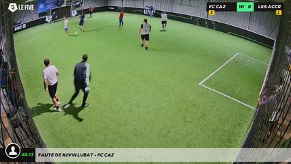 Faute de Kévin Lubat - FC CAZ