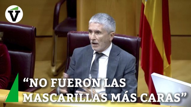 Marlaska dice que las mascarillas de la empresa del caso Koldo no fueron más caras