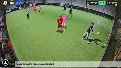 Faute de Yassin Salhi - LA SQUADRA