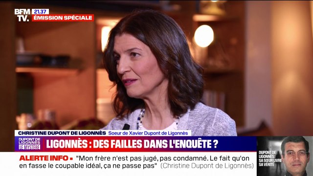 Théorie du suicide de Xavier Dupont de Ligonnès: Je n'y crois pas une seule seconde , affirme sa sœur Christine Dupont de Ligonnès