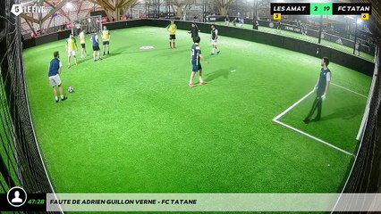 Faute de Adrien Guillon Verne - FC TATANE