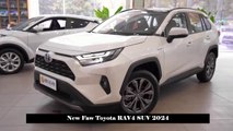2.0L and 2.5L Hybrid Engine,First Model Equipped with ToyotaSpace Smart Cockpit,Toyota RAV4 SUV 2024