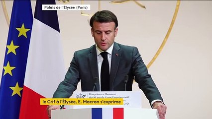 80 ANS DU #CRIF : EMMANUEL #MACRON FACE AUX MEMBRES DU CONSEIL À L'ÉLYSÉE