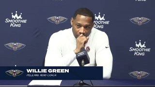Pelicans Coach Willie Green talks about the team’s progression year over year
